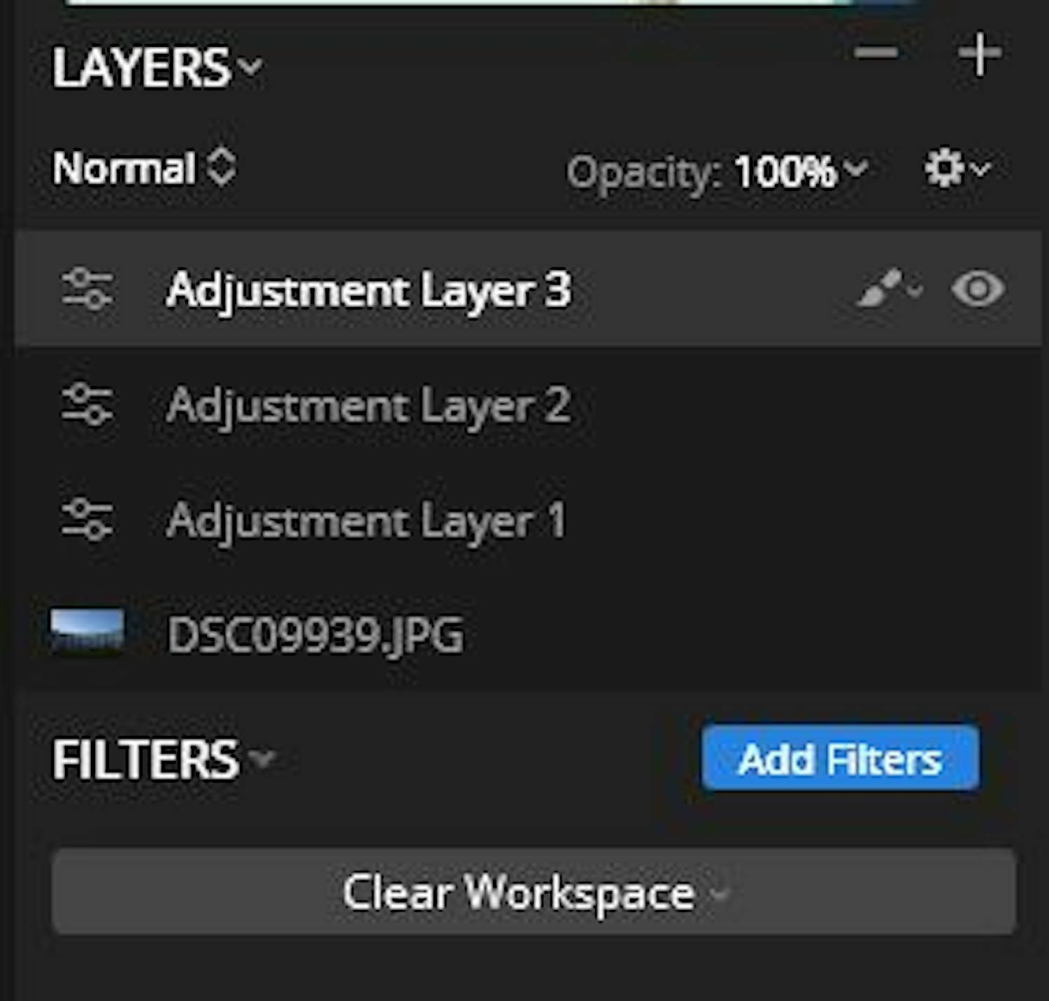 layers Tasot Luminar 4:ssä